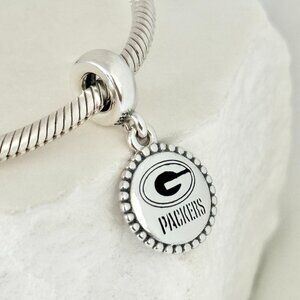 Pandora Green Bay Packers Dangle S925 Silver Charm